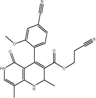 2-cyanoethyl 4-(4-cyano-2-methoxyphenyl)-2,8-dimethyl-5-oxo-1,4,5,6-tetrahydro-1,6-naphthyridine-3-carboxylate